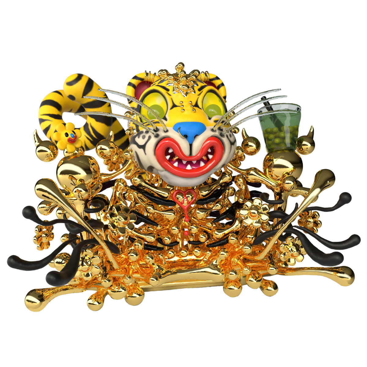 Sitting Tiger